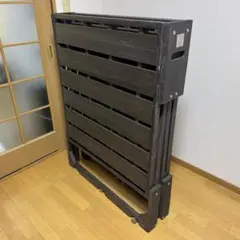 Kiriken折りたたみベッド 桐らくねプラチナ/チャコールブラック 総桐製のたためるベッド 桐らくね プラチナ – ニイガタIDS