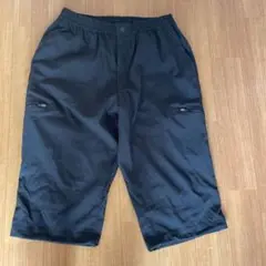 X-united 黒 ハーフパンツ Oサイズ
