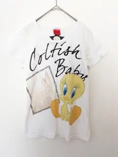 ジャンク品/トゥイーティー バックスバニー Tシャツ