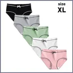 新品✨ Alpbee ショーツ パンツ 5色セット 綿 リボン 締め付けない