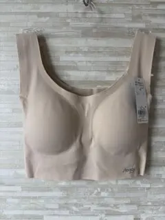 「M」トリンプ スロギー ゼロ フィール 綿混タイプ カップ付きハーフトップ