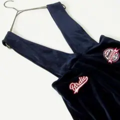 Cuarto UNITED　クアルトユナイテッド▼ベロアジャンパースカート▼M