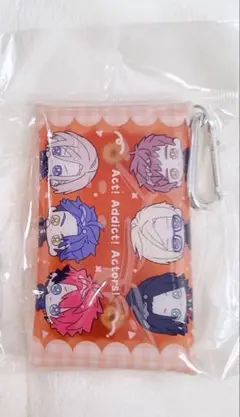 A3! みにぴえんず カラビナ付きクリアケース 秋組
