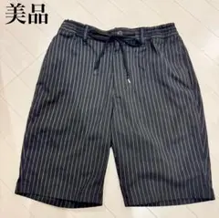 美品 TK ティーケー ストライプハーフパンツ