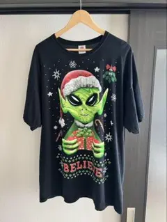 エイリアン サンタ Tシャツ