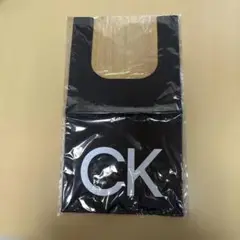 CK ブラック エコバッグ ロゴ入り