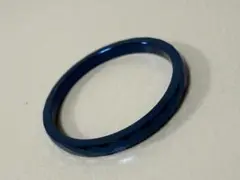 多面カット 青色リング 19号 キラキラ タングステン？