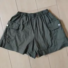 コムサイズム ハーフパンツ 130 オリーブグリーン