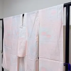 振袖襦袢　菊花　牡丹　楓　流水　着物　014t