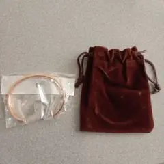ブレスレット ローズ ゴールド ピンクゴールド バングル シンプル