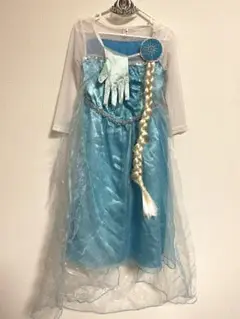 アナと雪の女王　エルサ　なりきりドレス　ハロウィン　コスチューム　プリンセス