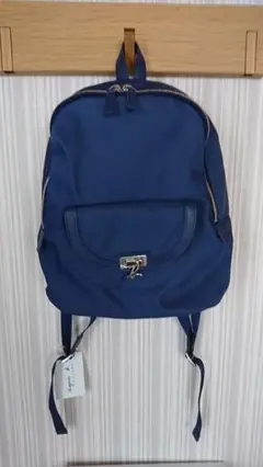 新品・未使用品!タグ付き アニエスベーボヤージュ ナイロンリュック ネイビー