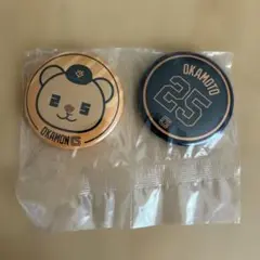 エニマイくじ　缶バッジセット　E賞　オカモン