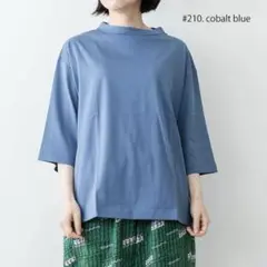 【新品】handvaerk　カットソー　ボトルネック3/4スリーブTEE シャツ