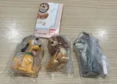 新品未開封 ディズニーガチャ DOG スイングマスコット 3体セット