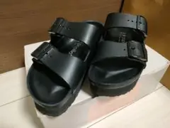 ビルケンシュトック papillio パピリオ アリゾナ 黒 38 24.5㎝