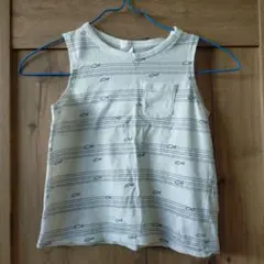 H&M 魚プリント タンクトップ 98cm