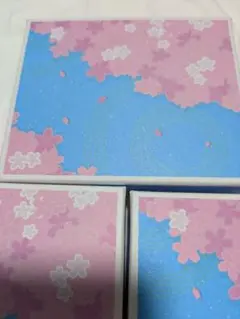 桜デザイン 3個セット　空箱