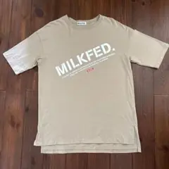 MILKFED. ベージュ Tシャツ