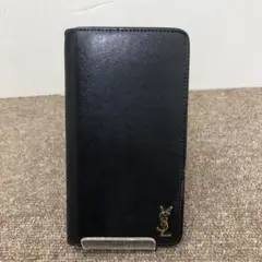 極美品 イヴサンローラン クロコ型押し iPhone X XS スマホケース 極美品 イヴサンローラン クロコ型押し iPhone X XS