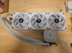 Corsair 360mm AIO 水冷クーラー ホワイト