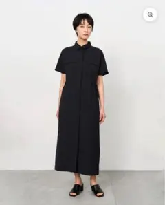 ソージュ　ネイビー ワンピース 半袖