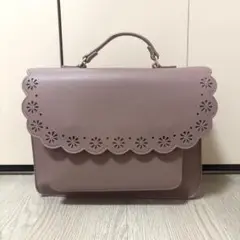 青木美沙子 しまむら コラボm♡petit 3wayバッグ ローズピンク