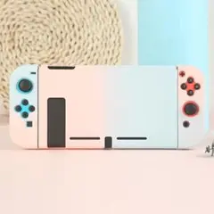 switchカバー分体式カバー ニンテンドースイッチカバー ピンク+青