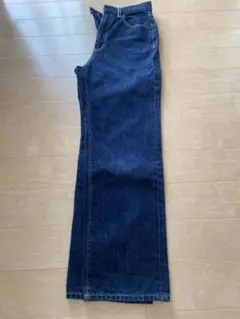 GU ハイウエストストレートジーンズ　デニムパンツ　Ｌ　221-304427