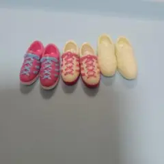 リカちゃん　シューズ3足