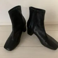 AZUL BY MOUSSY◆スクエアショートブーツ スリムストレッチ ブーツ