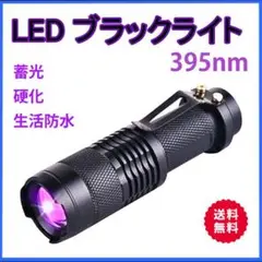 LED 小型ブラックライト UV 紫外線 ネイル 硬化 395nm