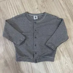 美品❣️プチバトー　ベビー　ボーダー　羽織　18m/81cm