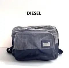 【ジャンク品】DIESEL ディーゼル【グレー】ショルダーバック