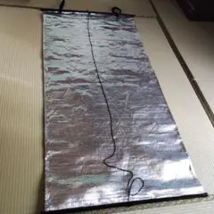 アルミ遮光サンシェード　約86cm x 180cm