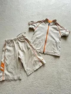 Nike ジャージセット クリーム色/オレンジ