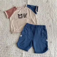 90cm セットアップ 男の子 くまさん尽くし