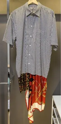 【値下げ】BALENCIAGA アシンメトリーシャツワンピース
