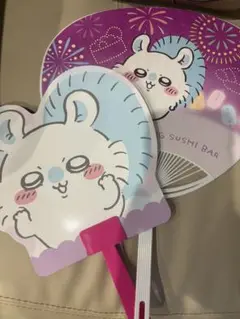 モモンガ　くら寿司　うちわ　二枚セット