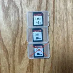 sdカード16gb Transcend トランセンド2枚