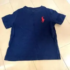 ラルフローレン ネイビー半袖Tシャツ24M 90