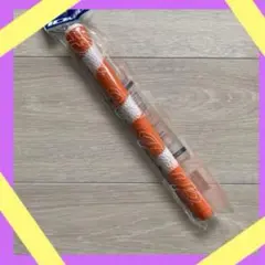 オレンジホワイト ゴルフウッド アイアングリップ ソフト IOMIC M60