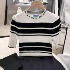 ゴルフ LANVIN ランバン レディース トップス 半袖 シャツ（Mサイズ）