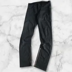 DIOR HOMME 裾ジップスキニーパンツ 黒28 00s archive