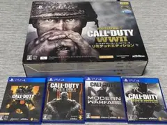 ps4 本体 wwⅡ リミテッドエディション cod4作品付き