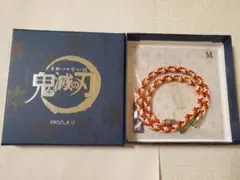【新品未開封】鬼滅の刃 煉獄杏寿郎 組紐ブレスレット シルク製 Mサイズ 浅草