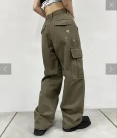 フラワーカーゴパンツ