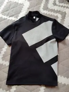 adidas メンズ ゴルフシャツ L 黒/灰色
