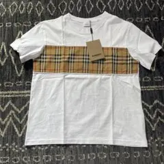 BURBERRY チェック柄Tシャツ 新品