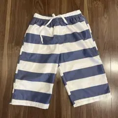 男の子用水着 紺と白のストライプ